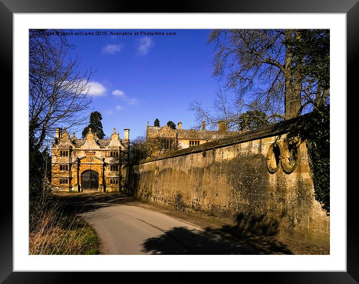 Manor Gatehouse  Framed Mounted Print by Jason Williams
