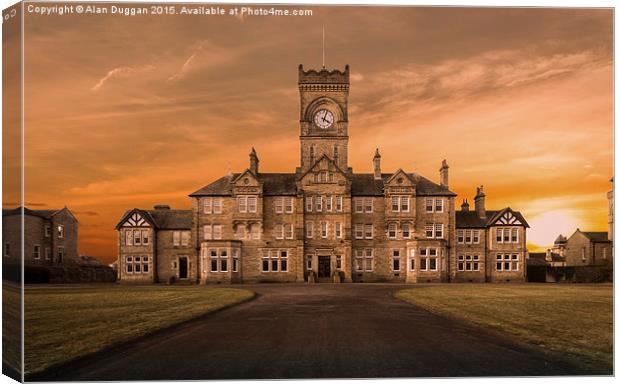   High Royds Sunset Canvas Print by Alan Duggan