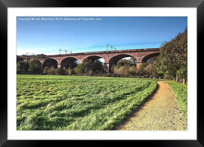 Viaduct 1 Framed Mounted Print by Kish Woolmore