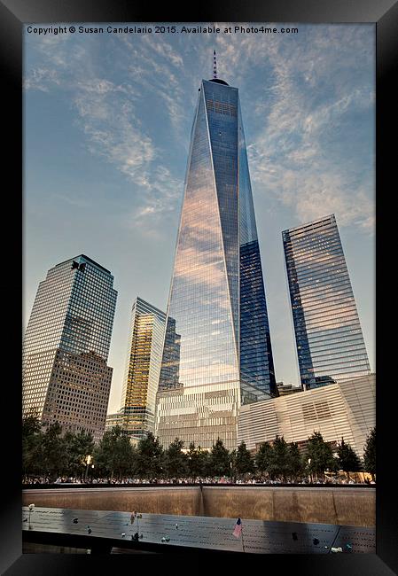 WTC 911 Ground Zero Framed Print by Susan Candelario