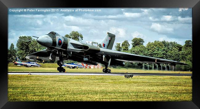  Touch Down Framed Print by Peter Farrington