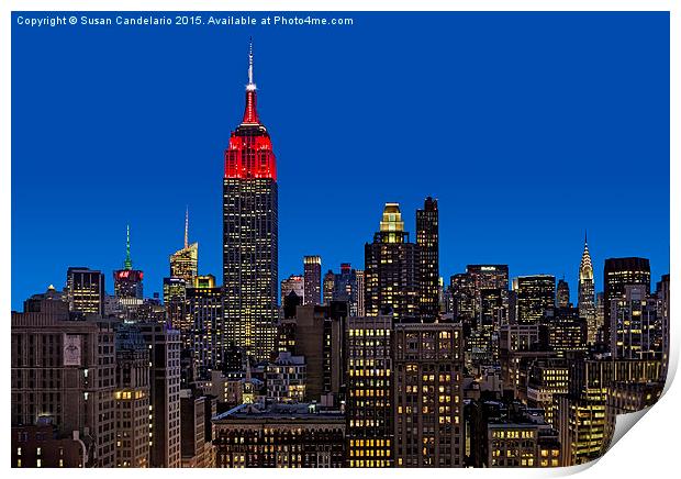 ESB Surrounded By The Flatiron District Print by Susan Candelario