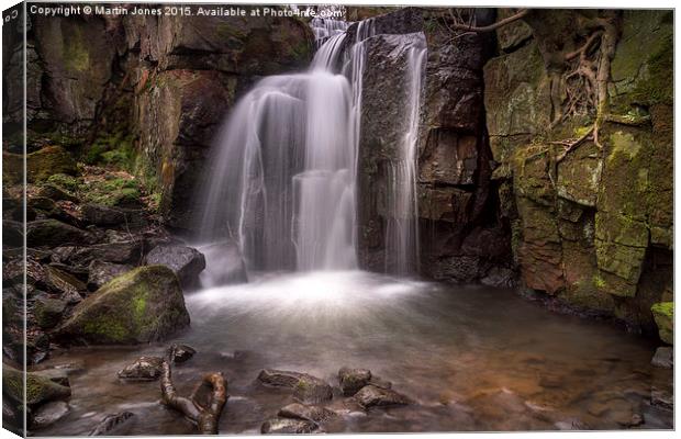  Lumsdale Falls Canvas Print by K7 Photography