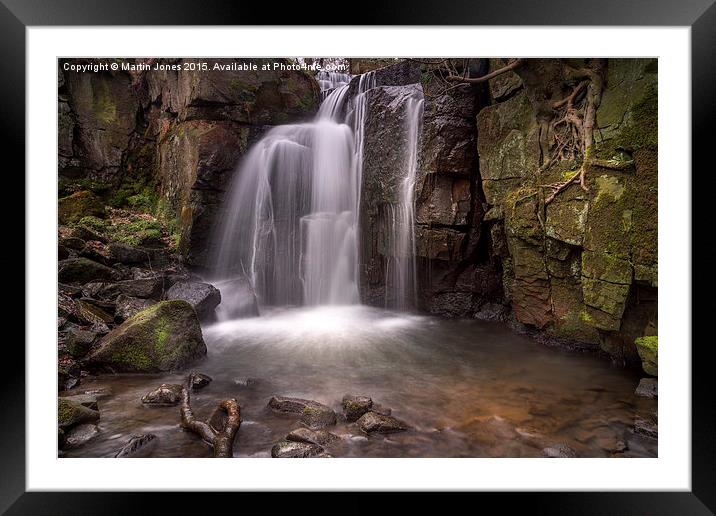  Lumsdale Falls Framed Mounted Print by K7 Photography