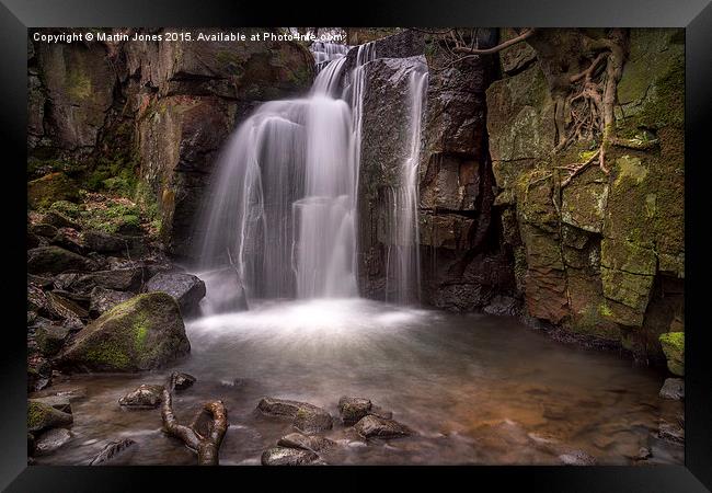  Lumsdale Falls Framed Print by K7 Photography