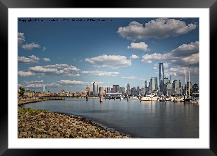 New World Trade Center Framed Mounted Print by Susan Candelario