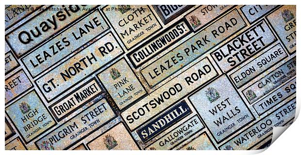  Newcastle Where The Streets Have Names Print by Ray Pritchard