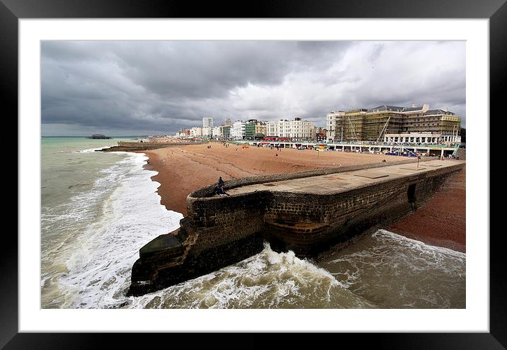  Brighton sea front Framed Mounted Print by Tony Bates