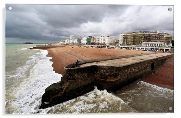  Brighton sea front Acrylic by Tony Bates