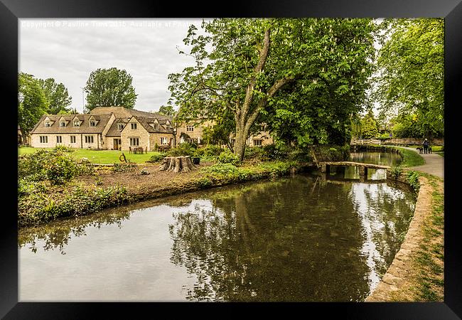  A Cotswolds Scene Framed Print by Pauline Tims