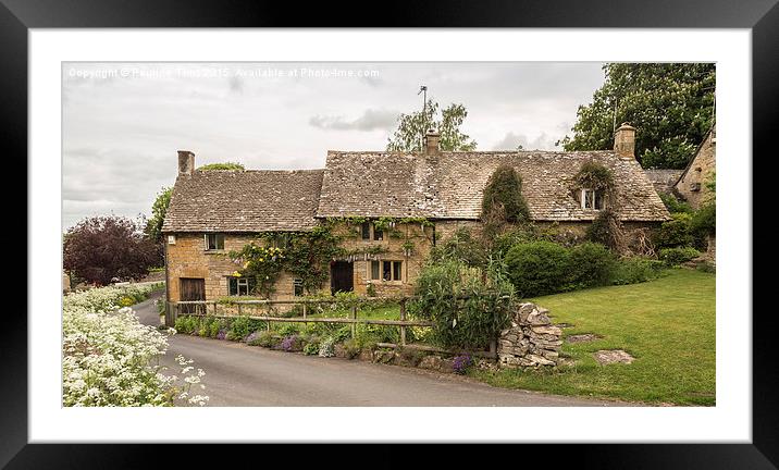 Down an English Country Lane  Framed Mounted Print by Pauline Tims