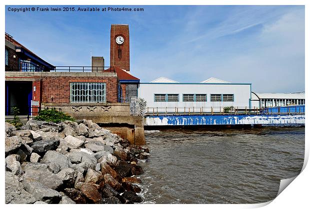  Seacombe Ferry terminal, Wirral, UK Print by Frank Irwin