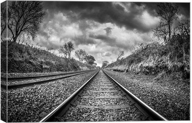  On the right track Canvas Print by Paul Sharp
