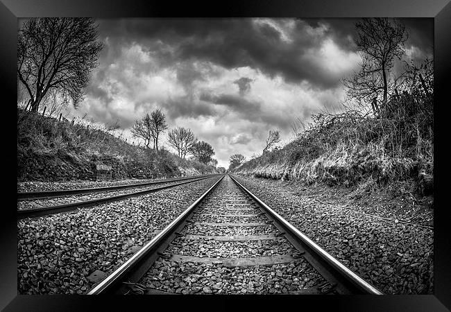  On the right track Framed Print by Paul Sharp