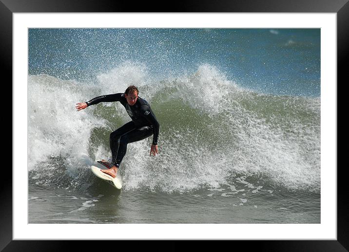 Celtic Surf Framed Mounted Print by Mark Robson