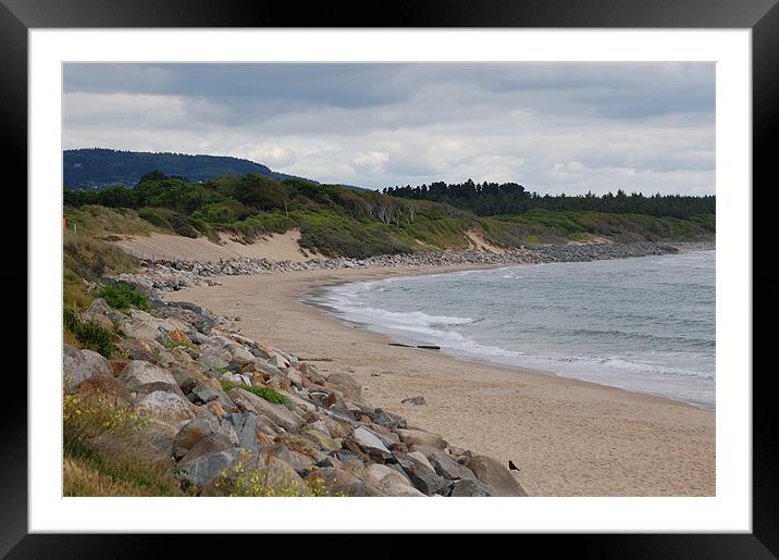 Shore Line Framed Mounted Print by David Moate