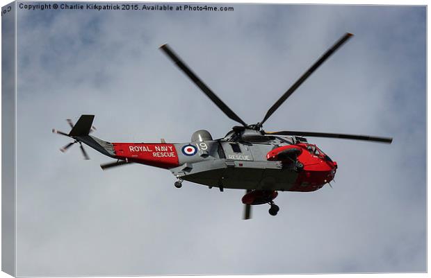  Seaking Search & Rescue Canvas Print by Charlie Kirkpatrick