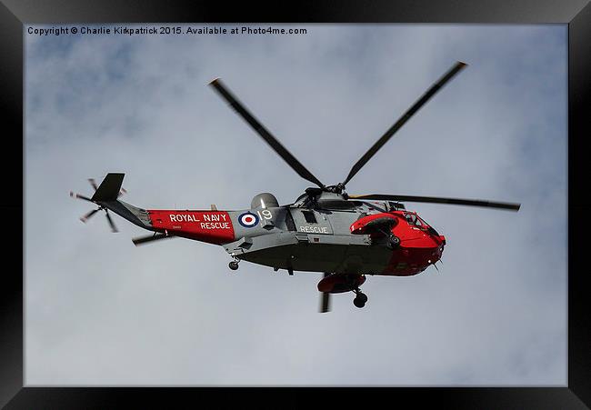  Seaking Search & Rescue Framed Print by Charlie Kirkpatrick