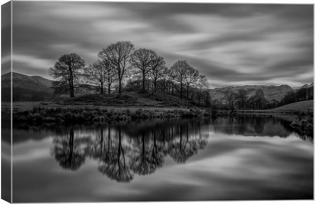 Elterwater Reflections Canvas Print by Jed Pearson
