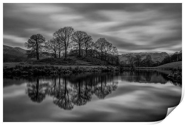 Elterwater Reflections Print by Jed Pearson