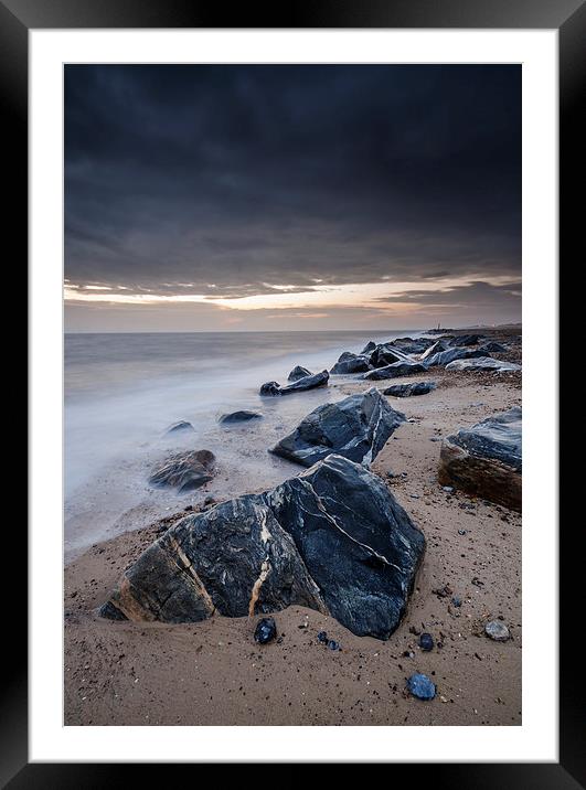  Stepping stones Framed Mounted Print by Darren Carter