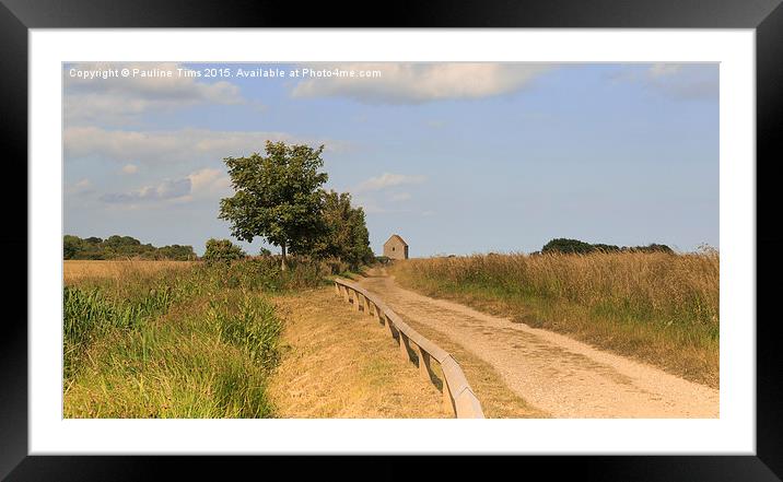  Saint Peter's on the Wall  Bradwell on Sea Essex Framed Mounted Print by Pauline Tims