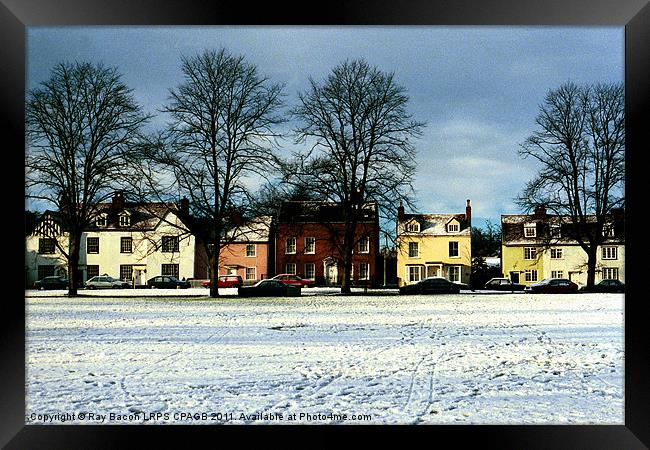 WRITTLE IN THE SNOW Framed Print by Ray Bacon LRPS CPAGB