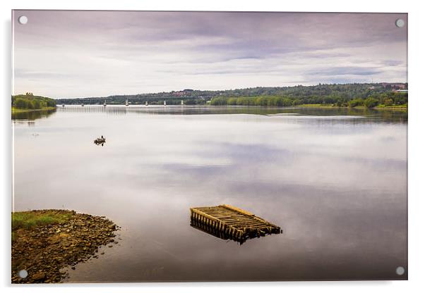 Saint John River, Fredericton, New Brunswick, Cana Acrylic by Mark Llewellyn