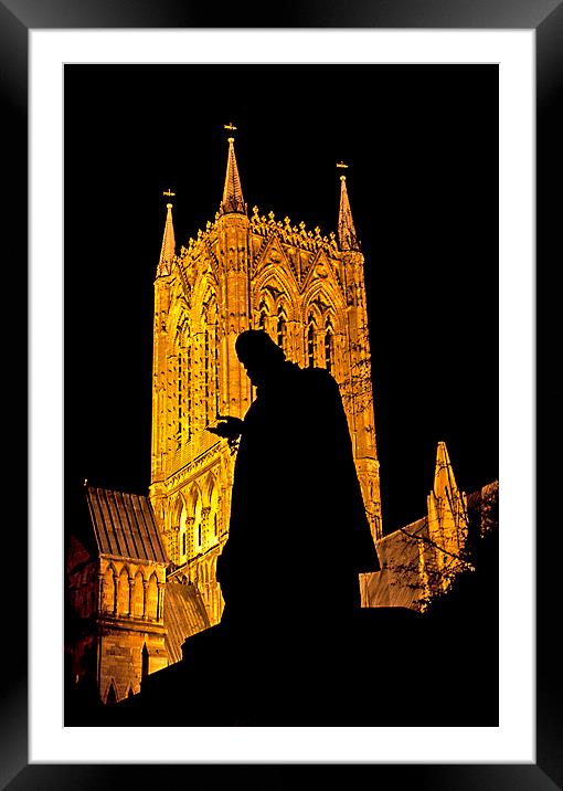  Tennyson at Night Framed Mounted Print by Claire Hartley