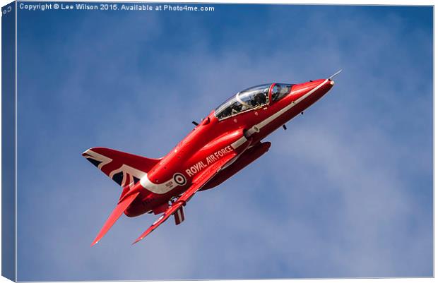  Red Arrows New Tail Canvas Print by Lee Wilson