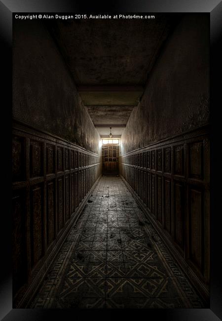 "The doorway of Light" Framed Print by Alan Duggan