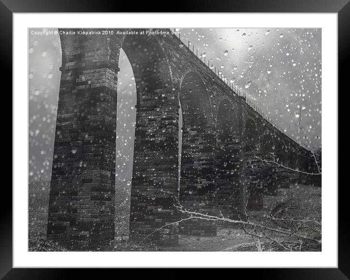  Viaduct Framed Mounted Print by Charlie Kirkpatrick