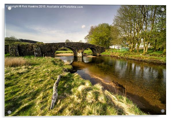  Dartmoor Bridge  Acrylic by Rob Hawkins