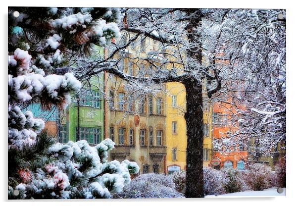  Winter in Innsbruck Acrylic by Broadland Photography