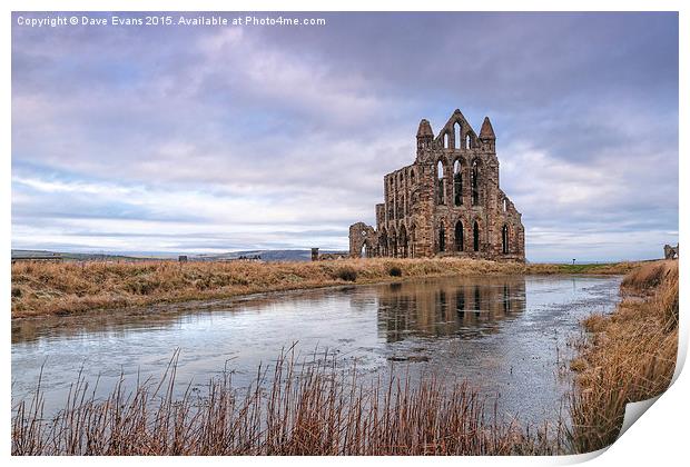  Whitby Abbey Print by Dave Evans