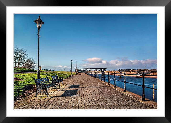 Irvine Seafront  Framed Mounted Print by Valerie Paterson