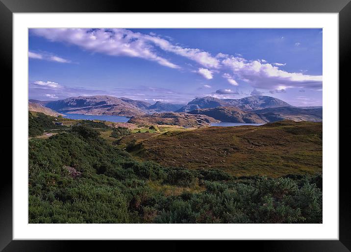 West From Kylestrome   Framed Mounted Print by Jacqi Elmslie