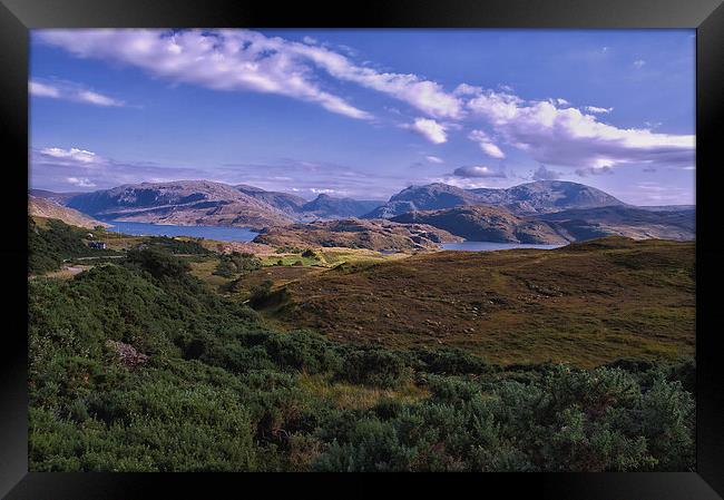 West From Kylestrome   Framed Print by Jacqi Elmslie