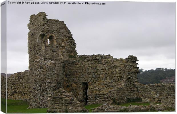 HASTINGS CASTLE Canvas Print by Ray Bacon LRPS CPAGB