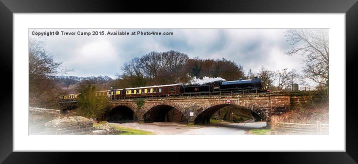 The Glaisdale Express  Framed Mounted Print by Trevor Camp