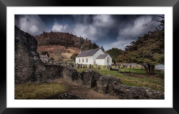  St Michael's church in Talley Framed Mounted Print by Leighton Collins