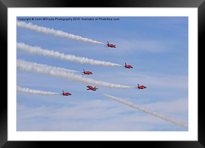  Red Arrows The Goose  Framed Mounted Print by Colin Williams Photography