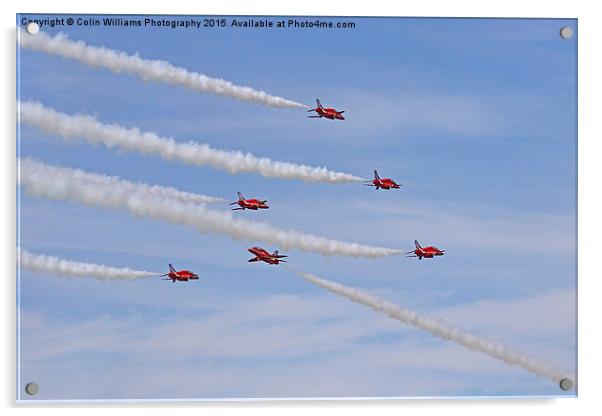 Red Arrows The Goose  Acrylic by Colin Williams Photography