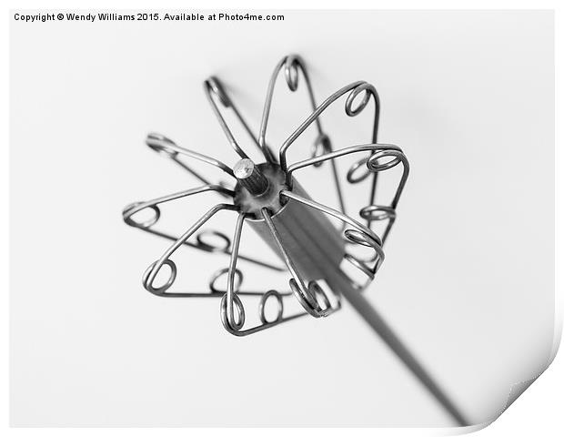  Whisk Print by Wendy Williams CPAGB