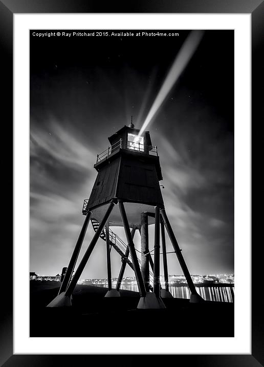  Herd Lighthouse Framed Mounted Print by Ray Pritchard