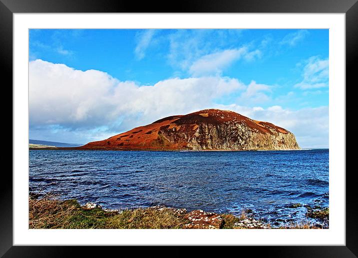  Davaar Island Campbeltown Framed Mounted Print by Ros Ambrose