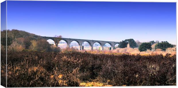  Carnon viaduct Canvas Print by keith sutton