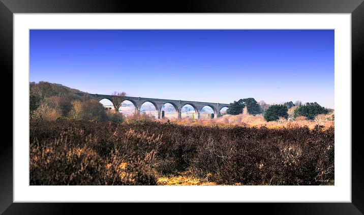  Carnon viaduct Framed Mounted Print by keith sutton