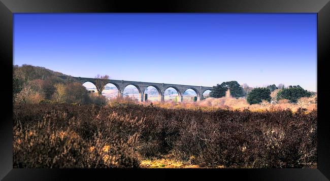  Carnon viaduct Framed Print by keith sutton