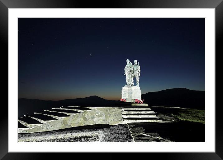 Commando Memorial  Framed Mounted Print by Grant Glendinning